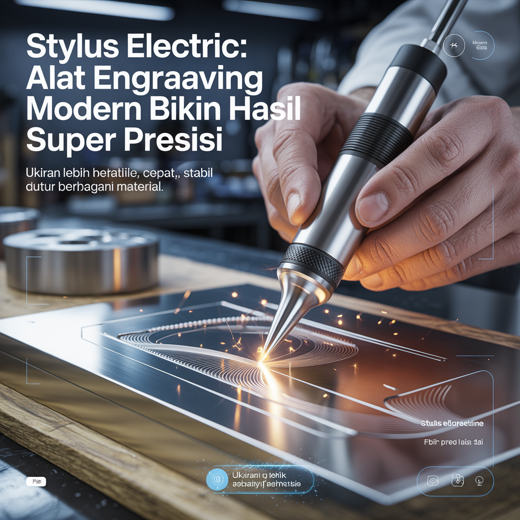 Stylus Electric: Alat Engraving Modern Bikin Hasil Super Presisi
