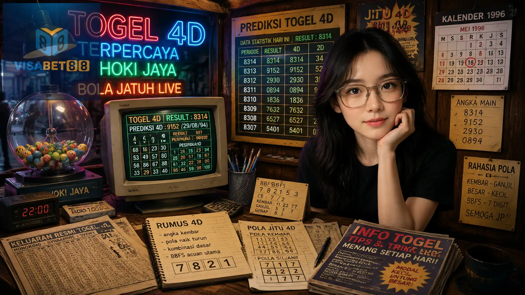 Statistik Harian Togel 4D Visabet88