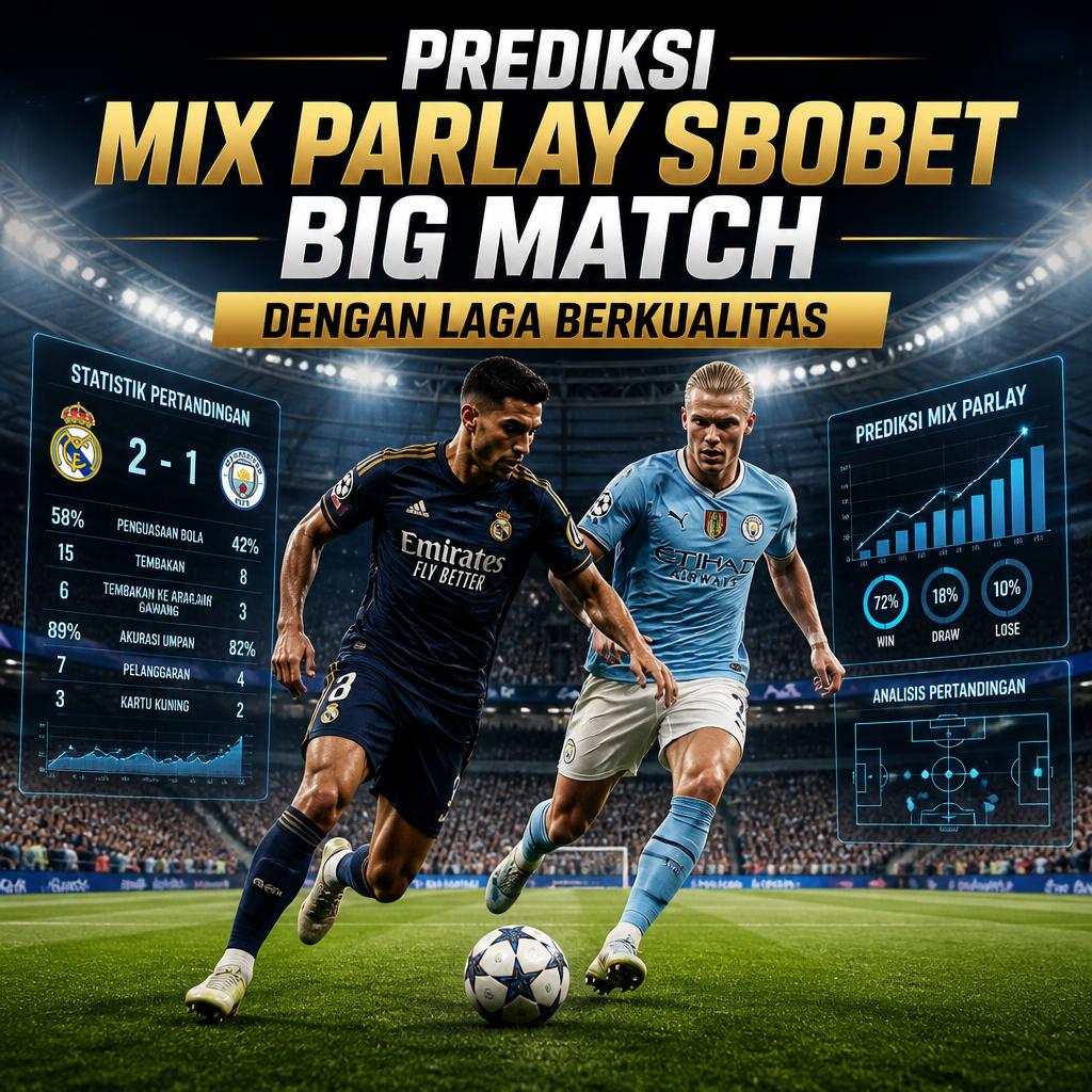 Prediksi Mix Parlay SBOBET Big Match dengan Laga Berkualitas
