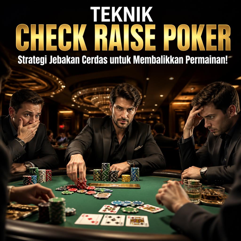 Teknik Check Raise Poker: Strategi Cerdas Membalikkan Keadaan dan Menguras Chip Lawan
