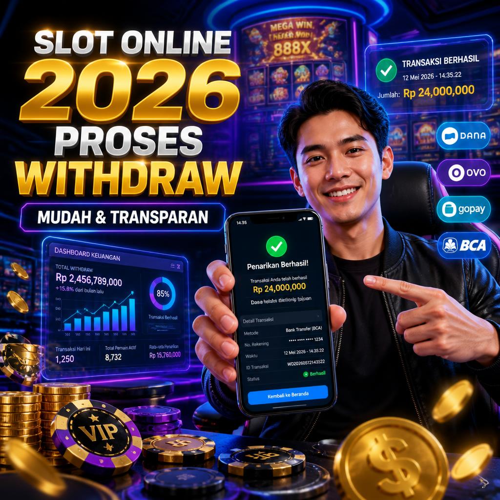 Slot Online 2026 dengan Proses Withdraw Mudah dan Transparan